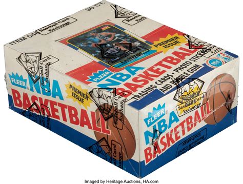 1996 fleer metal basketball box|1986 fleer unopened pack.